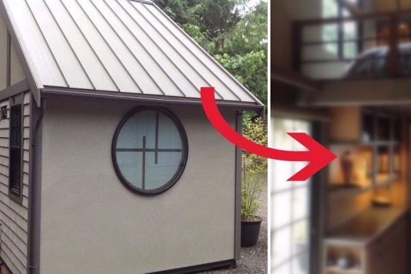 Кажется, что в этой крохотной избушке поместится только ребенок. Как только заглянешь внутрь, слова пропадут!