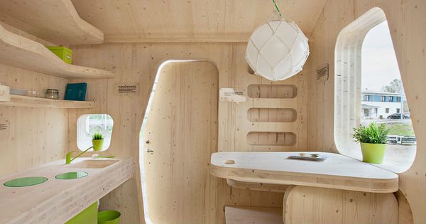 Для шведских студентов построили самый компактный дом, который ты когда-либо видел!