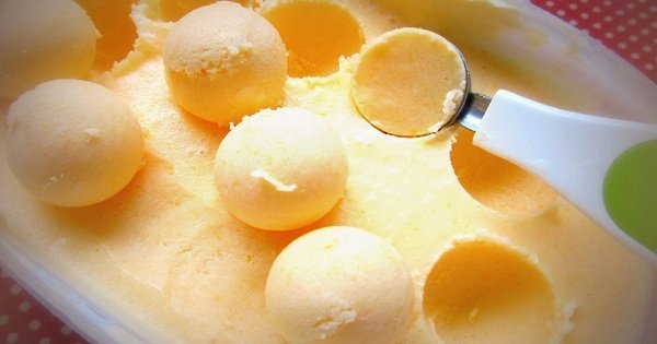Рецепт мандаринового мороженого