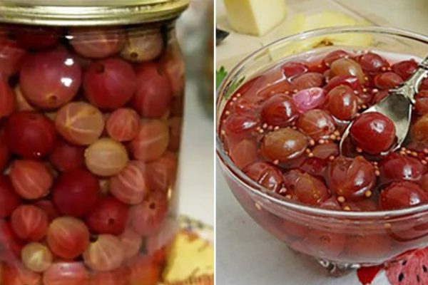 Сперва замариную крыжовник, чтобы гостям было чем закусывать зимой