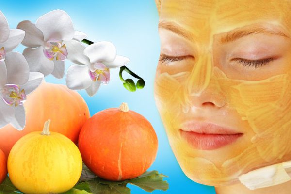 Маска для дочери царя из сочной тыквы