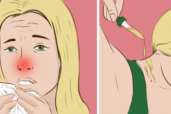 Она нанесла несколько капель этого средства на шею… Спустя 1 день симптомы простуды исчезли!