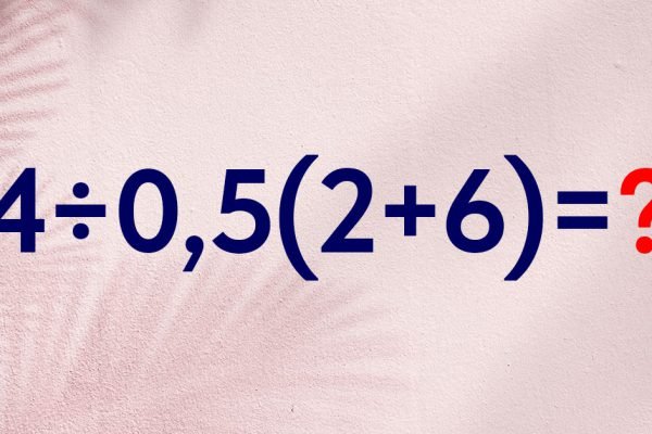 Даже моя мудрая бабуля, в прошлом учительница математики, допустила ошибку, решая этот пример