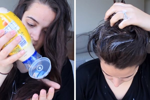 Она нанесла майонез на волосы, а через 20 минут получила обалденный результат!