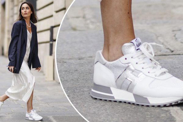 Зрелые модницы будут носить платья с кроссовками грядущей осенью