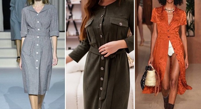 модные платья из шелка