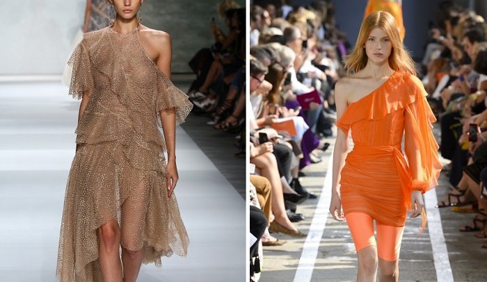 модные платья из твида