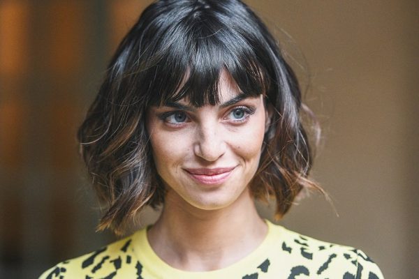 Milan, Italy - February 21, 2019: Street style – Look before a fashion show during Milan Fashion Week - MFWFW19