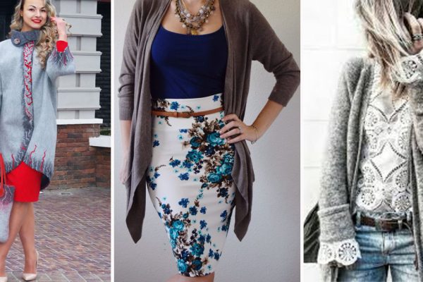 Осенние кардиганы — 21 потрясающая модель! Узнай, как правильно подобрать базовую вещь этого сезона.