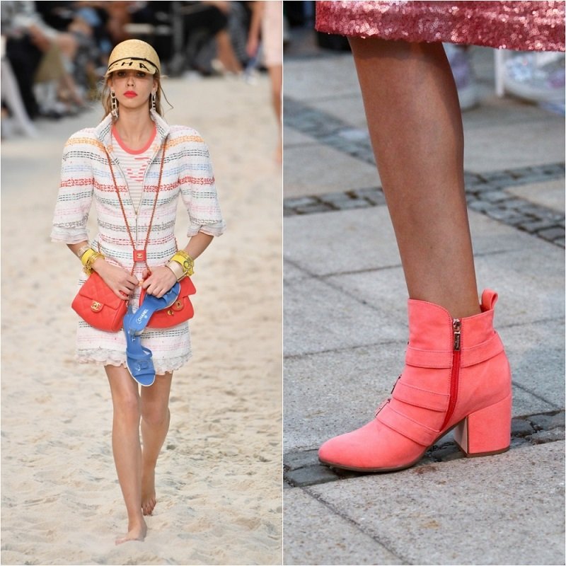 коралловый цвет в одежде