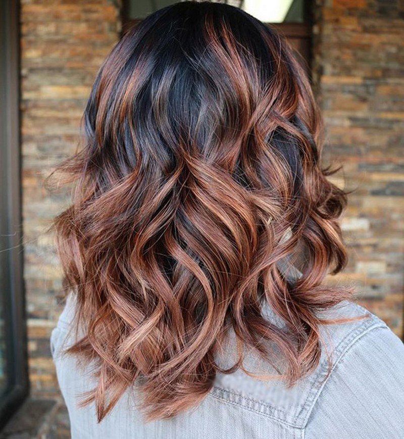 модное окрашивание 2018 фото