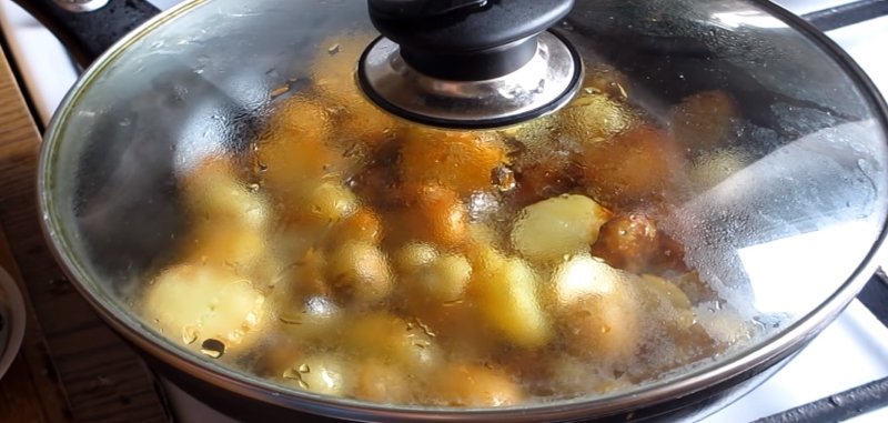как приготовить молодой мелкий картофель