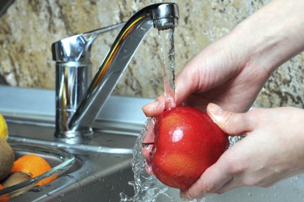 В каком виде предстанут яблоки, если обдать их кипятком