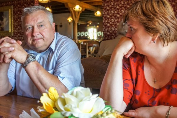An elderly couple came to lunch in a village cafe