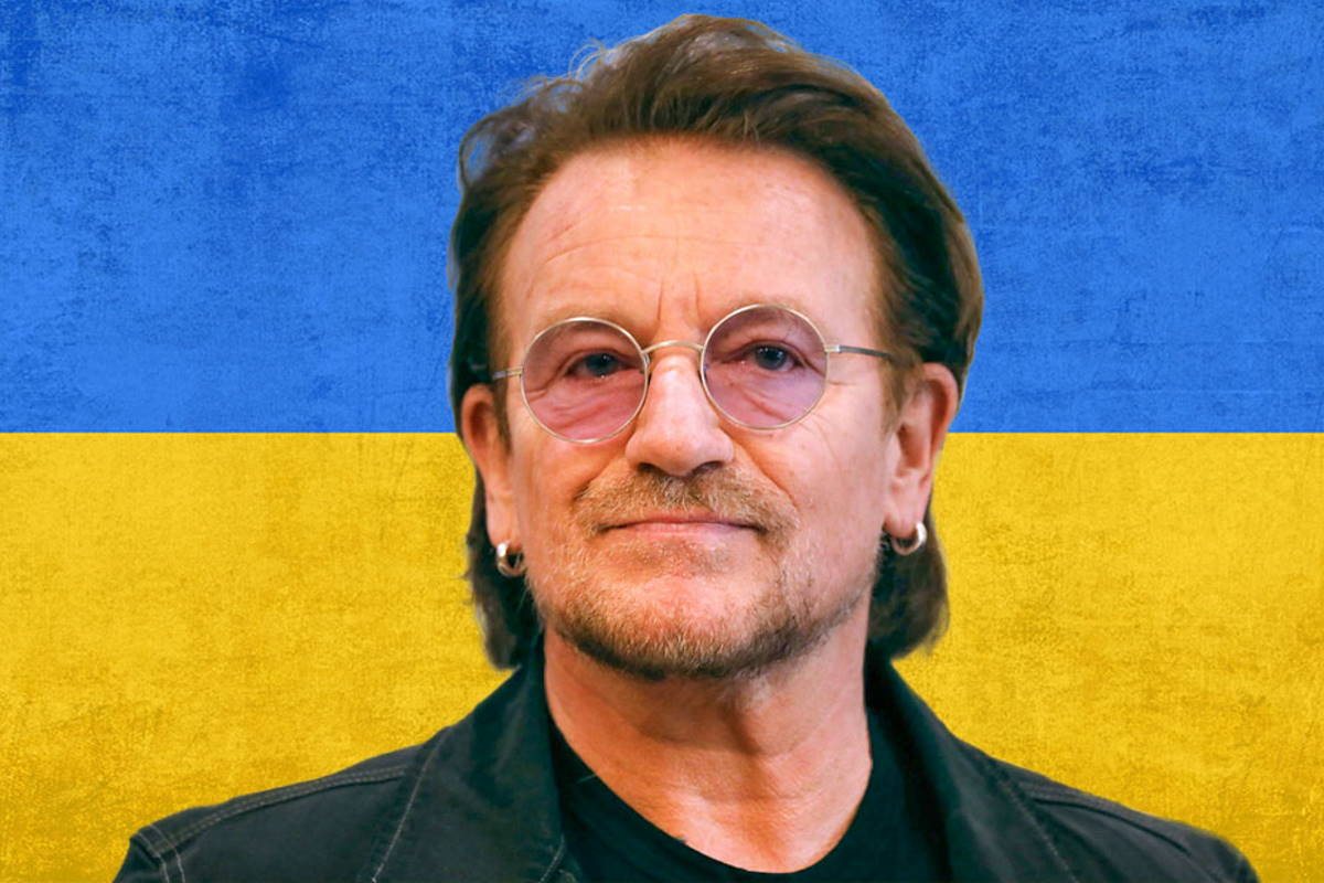 Легендарный рок-музыкант Боно приехал в Украину и сыграл концерт в киевском метро Вдохновение,Артисты,Война,Мир,Музыка,Украина