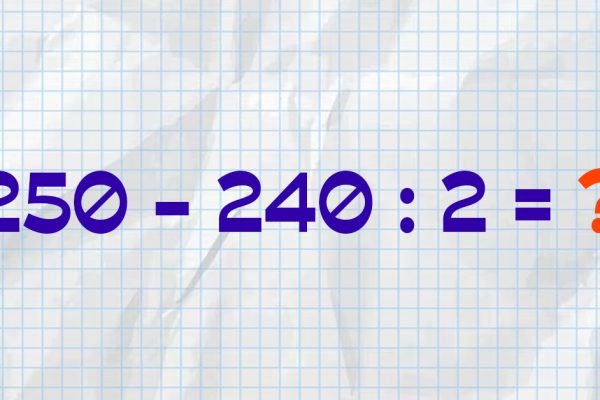 Пример из учебника по математике для начальной школы, не все взрослые могут его решить