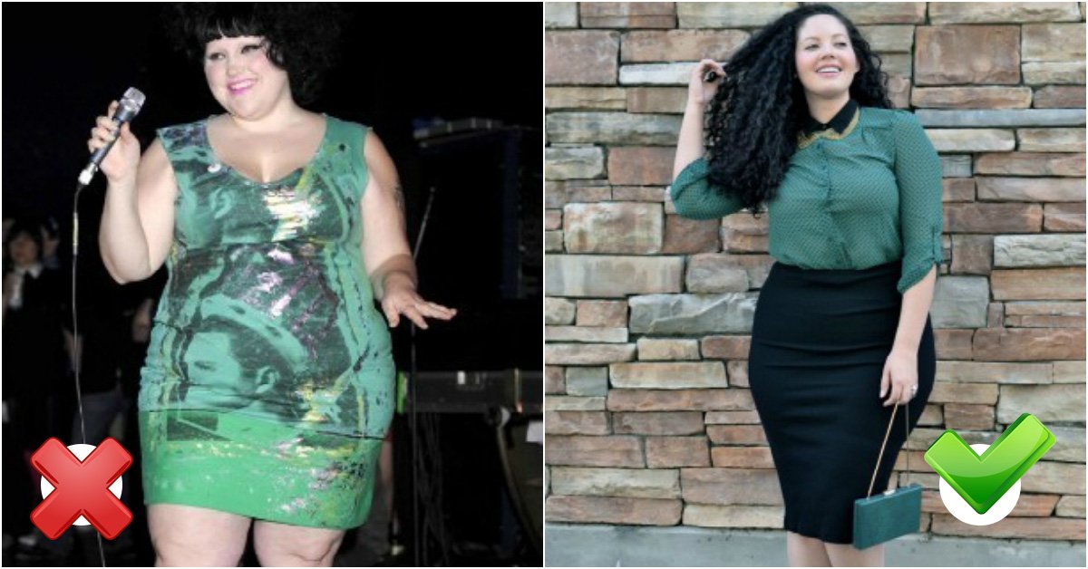 Наряды для полных женщин