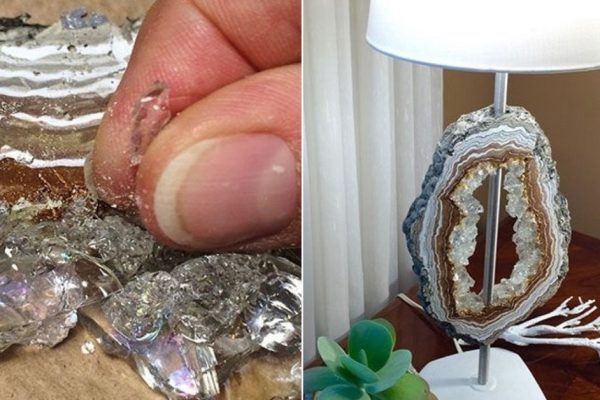 Вот как можно сделать удивительно красивое украшение дома в виде драгоценного камня!