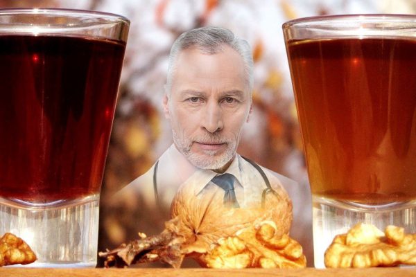 Она залила кипятком перегородки грецкого ореха и ежедневно принимала его. Строгий врач был впечатлен!