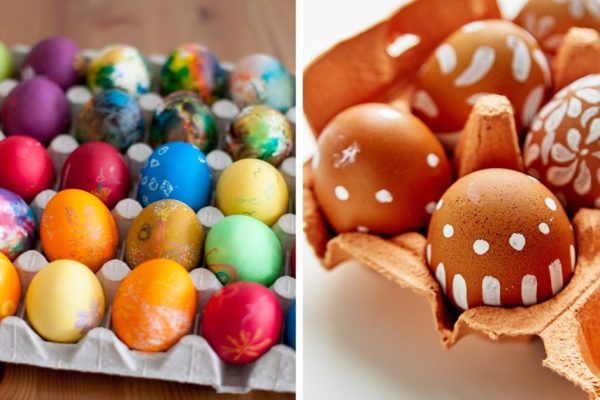 Как приготовить натуральные красители для яиц