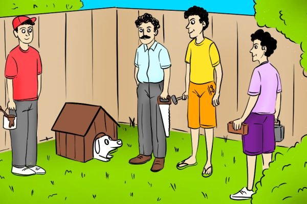 Задачка, для которой потребуется вся логика и наблюдательность, найди лишнего человека на картинке