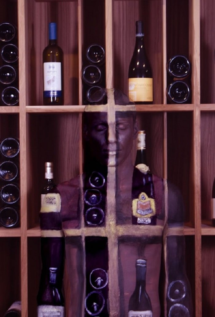 необычный боди арт