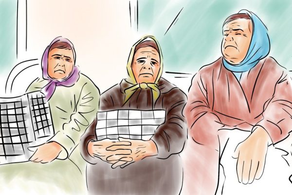 Куда едут старушки в час пик