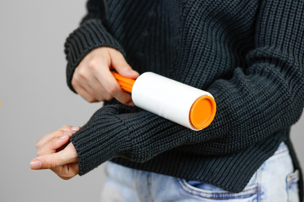 кошачья шерсть на одежде