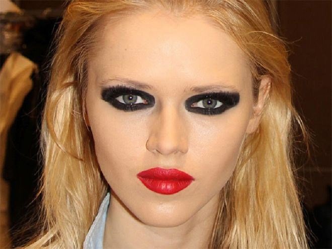 неудачный макияж