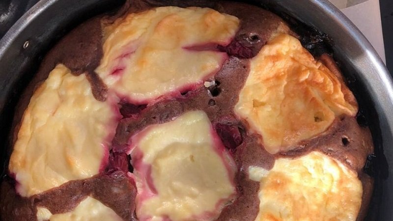 пирог с вишней