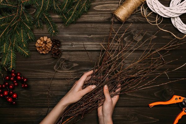 Стильное новогоднее деревце своими руками