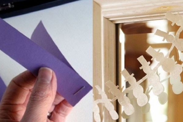 Искусство создания новогодних гирлянд из ничего