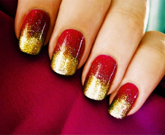 новогодний дизайн ногтей