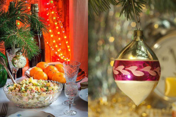 Как накрывали новогодний стол во времена Советов