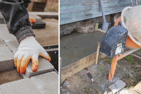 Почему отмостка из бетона или плит не нужна