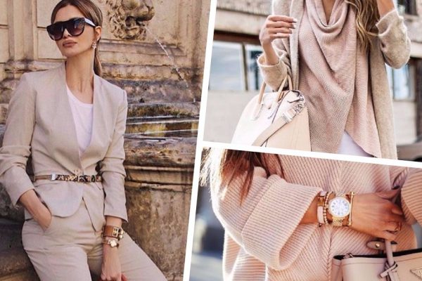 Нежность и простота. 30 самых изящных образов в пудровых оттенках на каждый день.