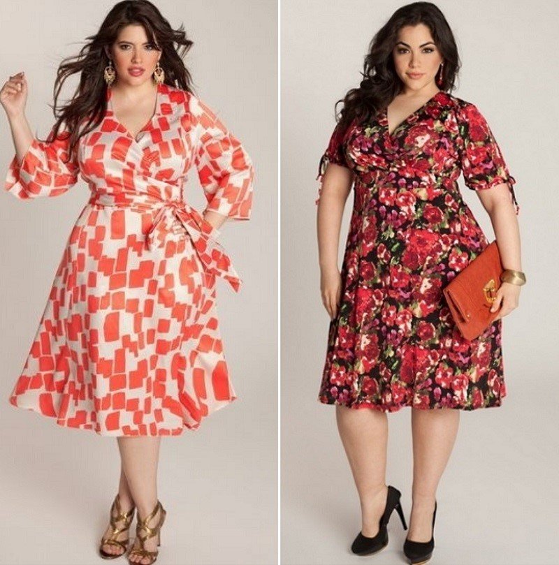 одежда для пышных дам