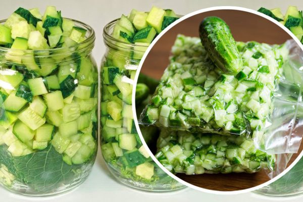 Добавляю в винегрет и оливье лишь маринованные огурцы, с солеными не тот вкус