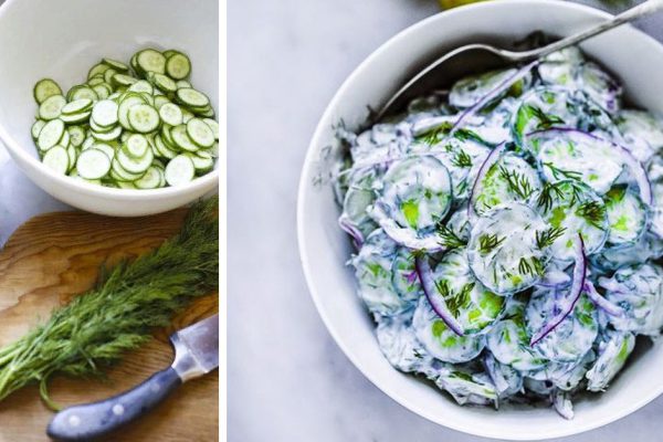 Как приготовить огуречный салат