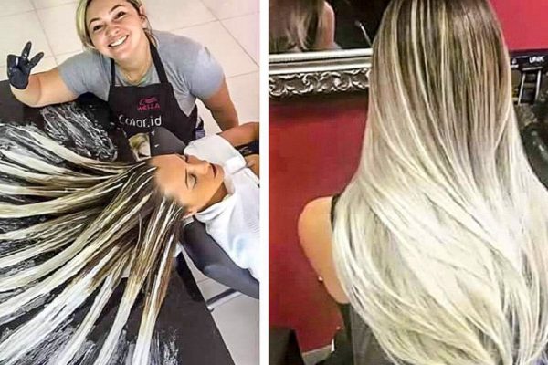 Когда я увидела эту прическу, мне сразу захотелось такую же! Шикарная техника окрашивания волос…