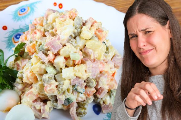 Почему иностранцев колбасит, когда они смотрят на оливье, а мы считаем, что лучше оливье с горошком и колбасой на свете нет ничего