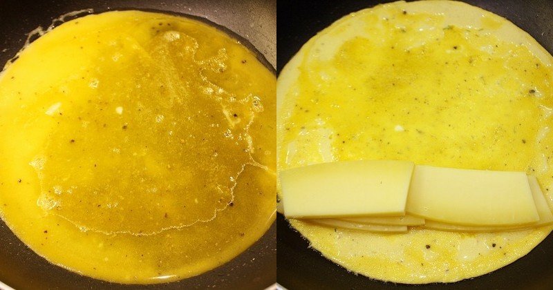 омлет с сыром по английски