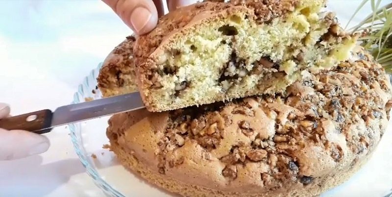 пирог с орехами