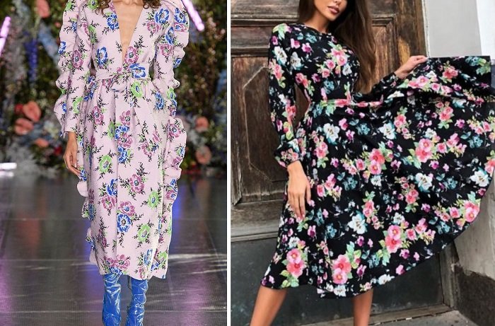 женственные осенние платья