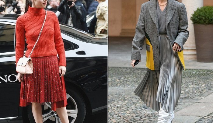 юбка в скадку