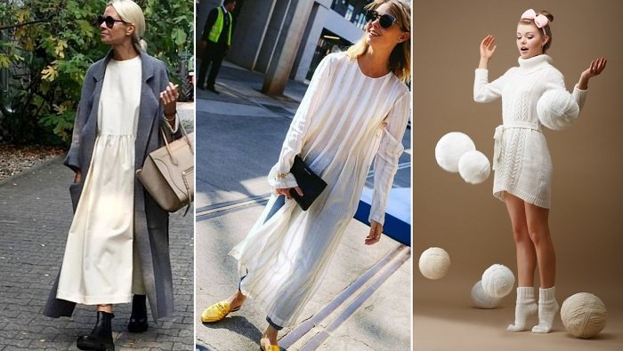 белое платье