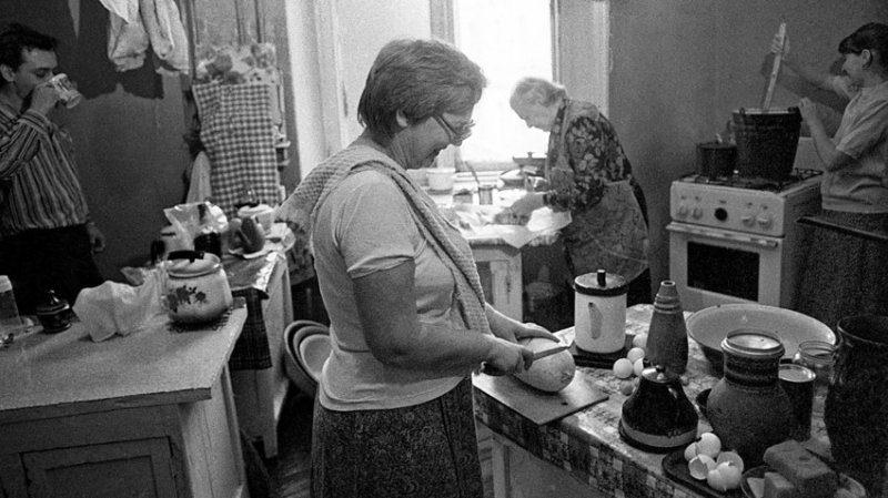 Почему необходимо собираться за кухонным столом Вдохновение,Кухня,Общение,Общество,СССР