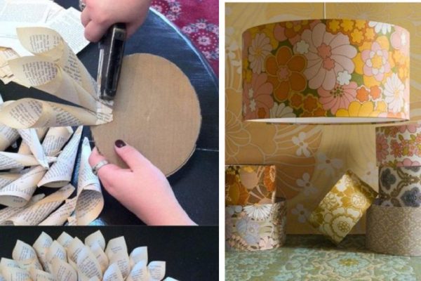 Остатки старых обоев и мастерское их использование