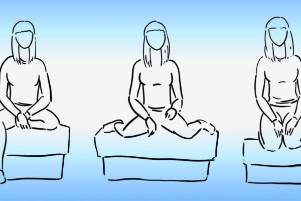 Оптимальная поза для сидения