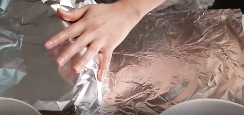 овощи в фольге на гриле